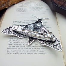 Charger l'image dans la galerie, Barrette papillon de nuit Hypnos