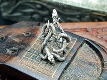 Load image into Gallery viewer, Intertwined Serpents Ring