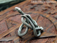 Load image into Gallery viewer, Intertwined Serpents Ring