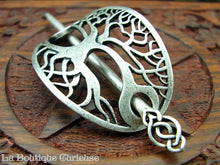 Load image into Gallery viewer, Metal Yggdrasil tree barrette