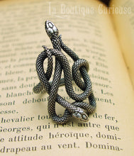 Load image into Gallery viewer, Intertwined Serpents Ring