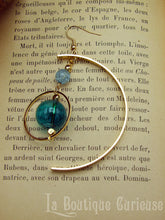 Load image into Gallery viewer, Boucles d'oreilles Comète asymétriques verre soufflé