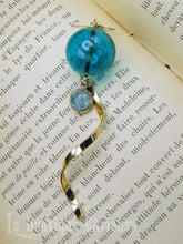 Load image into Gallery viewer, Boucles d'oreilles Comète asymétriques verre soufflé