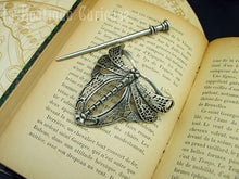 Load image into Gallery viewer, Barrette métal libellule style art nouveau