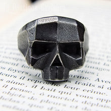 Charger l'image dans la galerie, Bague géométrique acier inoxydable style gothique Toulouse