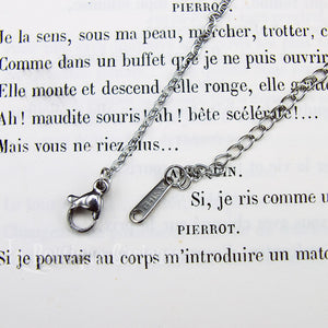 Fermoir bracelet femme acier ajustable argent ou or triple lune déesse wicca pagan, force et féminité, symbole de sorcière. Bijoux wicca ésotérique pas chers Toulouse.