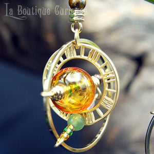 Astrolabe earrings