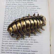 Laden Sie das Bild in den Galerie-Viewer, Statuette ou presse papier isopode en laiton