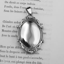 Charger l&#39;image dans la galerie, Pendentif diable bouc Baphomet acier, occultisme satanisme gothique. Pentagramme inversé, gothique romantique baroque. Bijoux gothiques occultes ésotériques Toulouse.