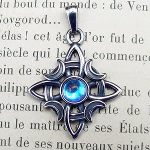 Pendentif Noeud de sorcière en acier