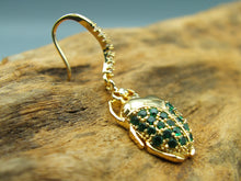 Load image into Gallery viewer, scarab earrings
