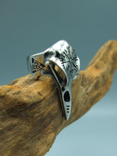 Load image into Gallery viewer, Raven Vegvisir Ring