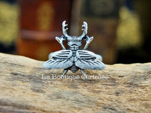 Load image into Gallery viewer, stag beetle adjustable ring