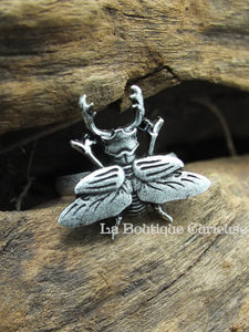 stag beetle adjustable ring