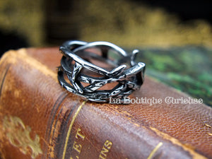 Ring Crown of thorns in steel