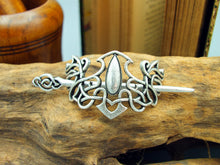 Load image into Gallery viewer, Metal Celtic pattern hair clip