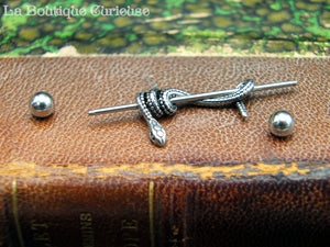 Industrial snake piercing 1.2 mm