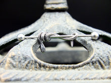Charger l&#39;image dans la galerie, Piercing industriel serpent 1,2 mm