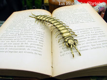 Load image into Gallery viewer, Brass centipede figurine