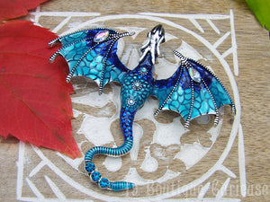 Broche dragon - plusieurs couleurs