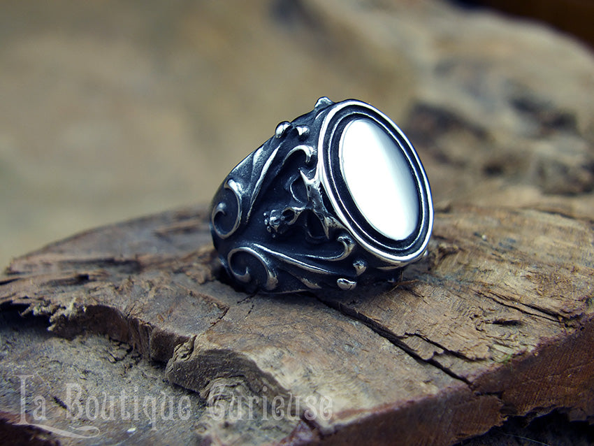 Bague Scorpion Homme En Alliage - Style Gothique Antique, Sculptée - Bijou Décoratif Unisexe