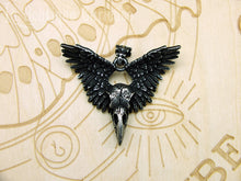 Charger l&#39;image dans la galerie, Pendentif Esprit du corbeau acier