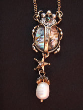 Load image into Gallery viewer, Double beetle necklace Victoria