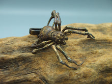 Charger l&#39;image dans la galerie, Grand pendentif araignée en bronze
